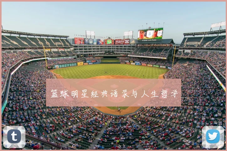 篮球明星经典语录与人生哲学